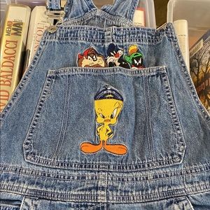 1999 Looney Toons overalls